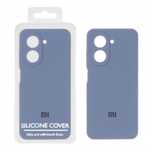 قاب گوشی مدل سیلیکونی محافظ لنز دار مناسب شیائومی ردمی Xiaomi Redmi A5 - رنگ آبی فیلی