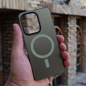 قاب Xiaomi Poco X7 Pro مدل کوانتوم طرح مگسیف - رنگ سبز زیتونی