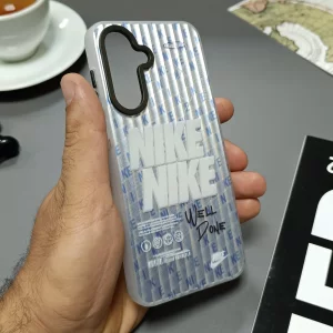 قاب هولوگرامی Samsung Galaxy A26 طرح نایک با فریم مات، ضد خش و ضد ضربه