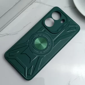 قاب مدل مدل Laser Batman محافظ لنز دار مناسب گوشی Xiaomi Poco X7 Pro - رنگ سبز