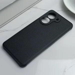 قاب Tpu طرح چرم Xiaomi Poco X7 Pro - رنگ مشکی