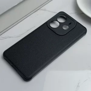 قاب Tpu طرح چرم Xiaomi Poco X7 Pro - رنگ مشکی