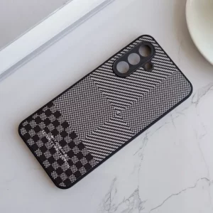 قاب گوشی محافظ لنز دار Samsung Galaxy A26  طرح چهارخانه شطرنجی کلاسیک Classic Twist