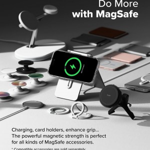 قاب شفاف Samsng Galaxy A36 / A56 با قابلیت شارژ بی سیم MagSafe اورجینال (پک دار)