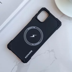 قاب کیپ فون مدل ایربگ دار طرح مگسیف Samsung Galaxy A06 - رنگ مشکی