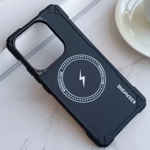 قاب کیپ فون مدل ایربگ دار طرح مگسیف Xiaomi Redmi Note 14 4G - رنگ مشکی