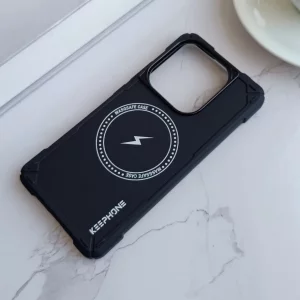قاب کیپ فون مدل ایربگ دار طرح مگسیف Xiaomi Redmi Note 14 4G - رنگ مشکی