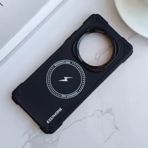 قاب کیپ فون مدل ایربگ دار طرح مگسیف Xiaomi Redmi A3 / A3x / Poco C61 - رنگ مشکی