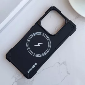 قاب کیپ فون مدل ایربگ دار طرح مگسیف Xiaomi Redmi Note 14S / Note 13 Pro 4G / Poco M6 Pro 4G - رنگ مشکی