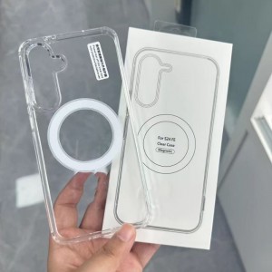 قاب شفاف Samsng Galaxy A36 / A56 با قابلیت شارژ بی سیم MagSafe اورجینال (پک دار)