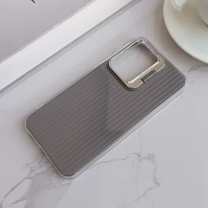 قاب شیشه ای استند دار Samsung Galaxy A36 - رنگ طوسی