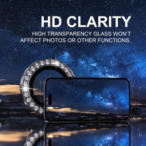 محافظ لنز دوربین iphone 16 Pro نگین دار