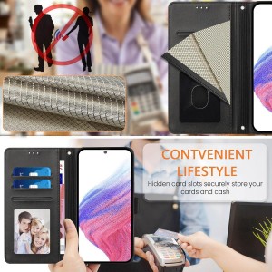 کیف گوشی Samsung Galaxy A17 مدل لپتاپی مگنتی