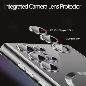 قاب گوشی الکتروپلیتد سامسونگ Samsung Galaxy S24 FE رنگ مشکی عقیق