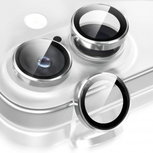 محافظ لنز دوربین  اپل iPhone 16 مدل رینگی شیشه ای آلومینیومی