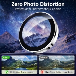 محافظ لنز دوربین Samsung Galaxy S23 / S23 FE مدل رینگی شیشه ای آلومینیومی