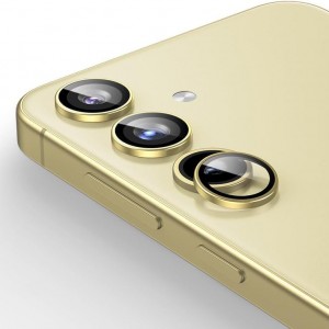 محافظ لنز دوربین S24 FE /S24 Plus مدل رینگی شیشه ای آلومینیومی