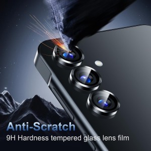 محافظ لنز دوربین Samsung Galaxy S25 Ultra مدل رینگی شیشه ای آلومینیومی