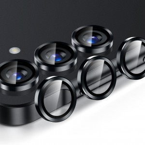 محافظ لنز دوربین Samsung Galaxy S25 Ultra مدل رینگی شیشه ای آلومینیومی