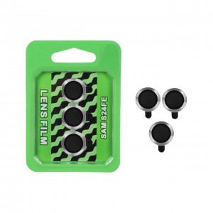 محافظ لنز دوربین Samsung Galaxy S25 Ultra مدل رینگی شیشه ای آلومینیومی