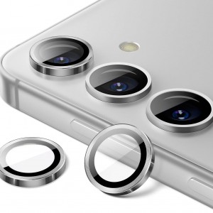 محافظ لنز دوربین S24 FE /S24 Plus مدل رینگی شیشه ای آلومینیومی