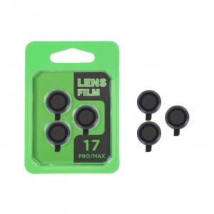 محافظ لنز دوربین iphone 17 مدل رینگی شیشه ای آلومینیومی