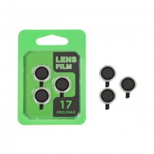 محافظ لنز دوربین iphone 17 مدل رینگی شیشه ای آلومینیومی