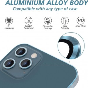 محافظ لنز دوربین S24 FE /S24 Plus مدل رینگی شیشه ای آلومینیومی