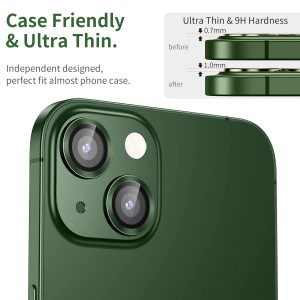 محافظ لنز دوربین Apple iphone 13 / 12 Pro Max مدل رینگی شیشه ای آلومینیومی