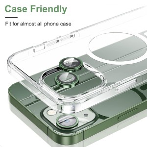 محافظ لنز دوربین Apple iphone 13 / 12 Pro Max مدل رینگی شیشه ای آلومینیومی