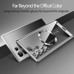 قاب گوشی الکتروپلیتد سامسونگ Samsung Galaxy S25 Ultra رنگ مشکی