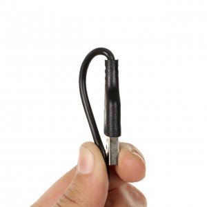 کابل شارژ دنمن آیفون مدل D01L فست شارژ - رنگ مشکی