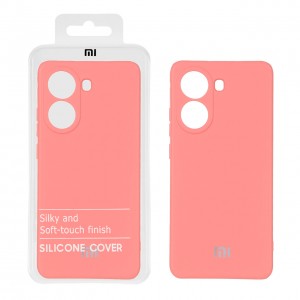 قاب سیلیکون کلاسیک Poco X7 Pro - صورتی پاستیلی