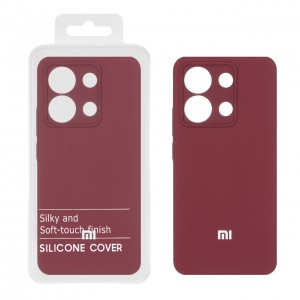 قاب سیلیکونی پاک کنی اورجینال شیائومی Redmi Note 13 4G - زرشکی