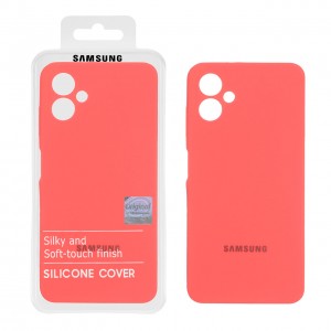قاب سیلیکونی Galaxy A06 پاک کنی اورجینال - رنگ مرجانی