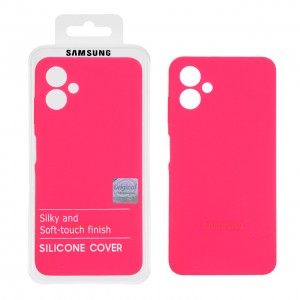 قاب سیلیکونی Galaxy A06 پاک کنی اورجینال - رنگ صورتی فانتزی