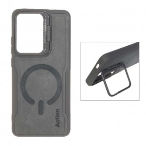 قاب استنددار طرح مگسیف  Poco X7 Pro - رنگ خاکستری