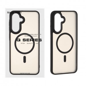 قاب مات لنز کربن Magsafe اورجینال مناسب Galaxy A56 / A36 - رنگ مشکی