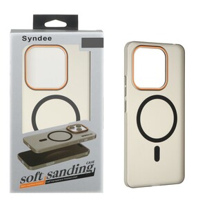 قاب اورجینال Syndee پشت مات MagSafe مدل Xiaomi Redmi Note 14 4G - مشکی (پک دار)