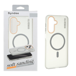 قاب اورجینال Syndee پشت مات MagSafe مدل Samsung Galaxy A26 - خاکستری (پک دار)
