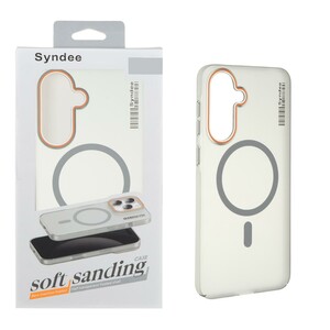 قاب اورجینال Syndee پشت مات MagSafe مدل Samsung Galaxy A56 / A36 - خاکستری (پک دار)