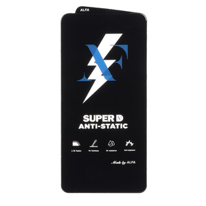 محافظ صفحه نمایش شیشه ای Super D Anti Static ALFA مدل Xiaomi Poco X3 / Poco X3 Pro (بدون پک)