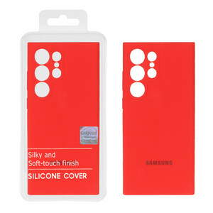 قاب سیلیکونی پاک کنی اورجینال Master Quality مدل Samsung Galaxy S23 Ultra - قرمز (پک دار)