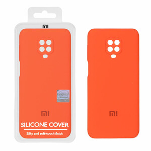 قاب سیلیکونی پاک کنی اورجینال Master Quality مدل Xiaomi Redmi Note 9S / Redmi Note 9 Pro / Redmi Note 9 Pro Max - نارنجی (پک دار)