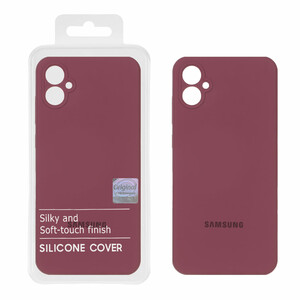 قاب سیلیکونی پاک کنی اورجینال Master Quality مدل Samsung Galaxy A05 - زرشکی (پک دار)