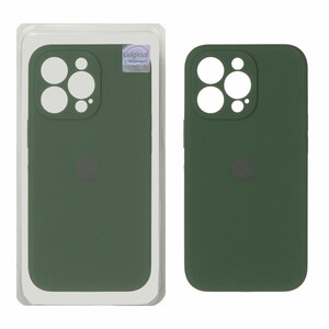 قاب سیلیکونی پاک کنی اورجینال Master Quality مدل Apple iPhone 13 Pro - سبز تیره (پک دار)