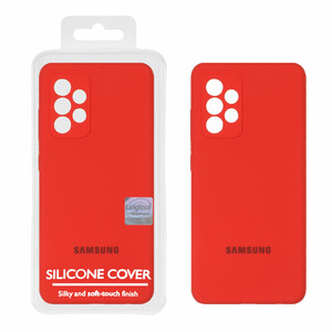قاب سیلیکونی پاک کنی اورجینال Master Quality مدل Samsung Galaxy A52 / A52s - قرمز (پک دار)