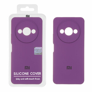 قاب سیلیکونی پاک کنی اورجینال Master Quality مدل Xiaomi Redmi A3 / A3x / Poco C61 - ارغوانی (پک دار)