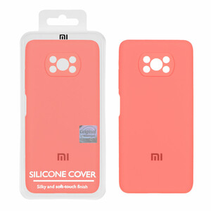 قاب سیلیکونی پاک کنی اورجینال Master Quality مدل Xiaomi Poco X3 / Poco X3 Pro / Poco X3 NFC - مرجانی (پک دار)