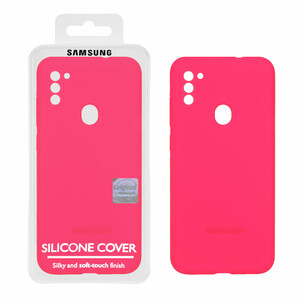 قاب سیلیکونی پاک کنی اورجینال Master Quality مدل Samsung Galaxy A11 / M11 - صورتی فانتزی (پک دار)